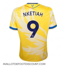 Maillot de football Réplique Crystal Palace Eddie Nketiah #9 Extérieur 2024-25 Manche Courte