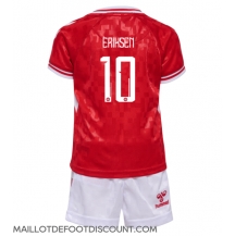 Maillot de football Réplique Danemark Christian Eriksen #10 Domicile Enfant Europe 2024 Manche Courte (+ Pantalon court)