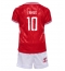 Maillot de football Réplique Danemark Christian Eriksen #10 Domicile Enfant Europe 2024 Manche Courte (+ Pantalon court)