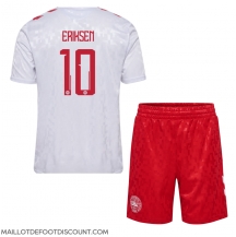 Maillot de football Réplique Danemark Christian Eriksen #10 Extérieur Enfant Europe 2024 Manche Courte (+ Pantalon court)