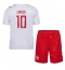 Maillot de football Réplique Danemark Christian Eriksen #10 Extérieur Enfant Europe 2024 Manche Courte (+ Pantalon court)