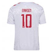 Maillot de football Réplique Danemark Christian Eriksen #10 Extérieur Europe 2024 Manche Courte