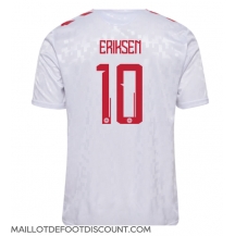 Maillot de football Réplique Danemark Christian Eriksen #10 Extérieur Europe 2024 Manche Courte