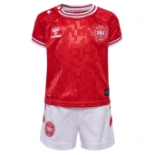 Maillot de football Réplique Danemark Domicile Enfant Europe 2024 Manche Courte (+ Pantalon court)