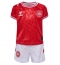 Maillot de football Réplique Danemark Domicile Enfant Europe 2024 Manche Courte (+ Pantalon court)