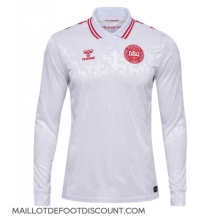 Maillot de football Réplique Danemark Extérieur Europe 2024 Manche Longue