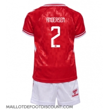 Maillot de football Réplique Danemark Joachim Andersen #2 Domicile Enfant Europe 2024 Manche Courte (+ Pantalon court)