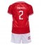 Maillot de football Réplique Danemark Joachim Andersen #2 Domicile Enfant Europe 2024 Manche Courte (+ Pantalon court)