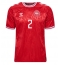 Maillot de football Réplique Danemark Joachim Andersen #2 Domicile Europe 2024 Manche Courte