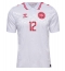 Maillot de football Réplique Danemark Kasper Dolberg #12 Extérieur Europe 2024 Manche Courte