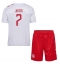 Maillot de football Réplique Danemark Mathias Jensen #7 Extérieur Enfant Europe 2024 Manche Courte (+ Pantalon court)