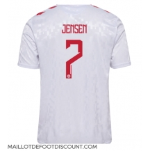 Maillot de football Réplique Danemark Mathias Jensen #7 Extérieur Europe 2024 Manche Courte