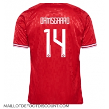 Maillot de football Réplique Danemark Mikkel Damsgaard #14 Domicile Europe 2024 Manche Courte