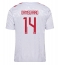 Maillot de football Réplique Danemark Mikkel Damsgaard #14 Extérieur Europe 2024 Manche Courte