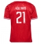 Maillot de football Réplique Danemark Morten Hjulmand #21 Domicile Europe 2024 Manche Courte