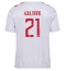 Maillot de football Réplique Danemark Morten Hjulmand #21 Extérieur Europe 2024 Manche Courte