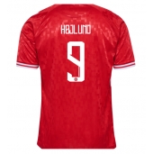 Maillot de football Réplique Danemark Rasmus Hojlund #9 Domicile Europe 2024 Manche Courte