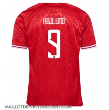 Maillot de football Réplique Danemark Rasmus Hojlund #9 Domicile Europe 2024 Manche Courte