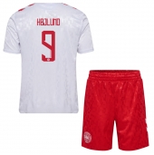 Maillot de football Réplique Danemark Rasmus Hojlund #9 Extérieur Enfant Europe 2024 Manche Courte (+ Pantalon court)