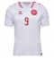 Maillot de football Réplique Danemark Rasmus Hojlund #9 Extérieur Europe 2024 Manche Courte