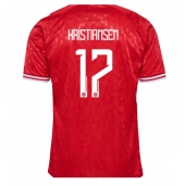 Maillot de football Réplique Danemark Victor Kristiansen #17 Domicile Europe 2024 Manche Courte