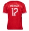 Maillot de football Réplique Danemark Victor Kristiansen #17 Domicile Europe 2024 Manche Courte