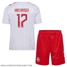 Maillot de football Réplique Danemark Victor Kristiansen #17 Extérieur Enfant Europe 2024 Manche Courte (+ Pantalon court)