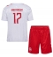 Maillot de football Réplique Danemark Victor Kristiansen #17 Extérieur Enfant Europe 2024 Manche Courte (+ Pantalon court)