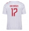 Maillot de football Réplique Danemark Victor Kristiansen #17 Extérieur Europe 2024 Manche Courte