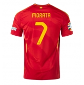 Maillot de football Réplique Espagne Alvaro Morata #7 Domicile Europe 2024 Manche Courte