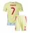 Maillot de football Réplique Espagne Alvaro Morata #7 Extérieur Enfant Europe 2024 Manche Courte (+ Pantalon court)