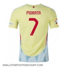 Maillot de football Réplique Espagne Alvaro Morata #7 Extérieur Europe 2024 Manche Courte