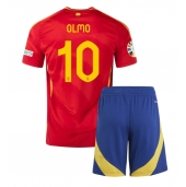 Maillot de football Réplique Espagne Dani Olmo #10 Domicile Enfant Europe 2024 Manche Courte (+ Pantalon court)