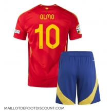 Maillot de football Réplique Espagne Dani Olmo #10 Domicile Enfant Europe 2024 Manche Courte (+ Pantalon court)