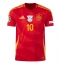 Maillot de football Réplique Espagne Dani Olmo #10 Domicile Europe 2024 Manche Courte