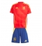 Maillot de football Réplique Espagne Domicile Enfant Europe 2024 Manche Courte (+ Pantalon court)