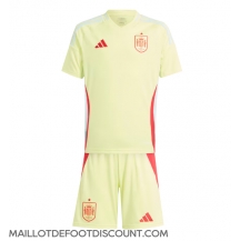 Maillot de football Réplique Espagne Extérieur Enfant Europe 2024 Manche Courte (+ Pantalon court)