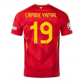 Maillot de football Réplique Espagne Lamine Yamal #19 Domicile Europe 2024 Manche Courte