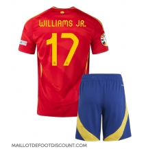 Maillot de football Réplique Espagne Nico Williams #17 Domicile Enfant Europe 2024 Manche Courte (+ Pantalon court)