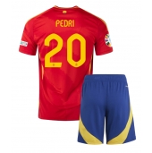 Maillot de football Réplique Espagne Pedri Gonzalez #20 Domicile Enfant Europe 2024 Manche Courte (+ Pantalon court)