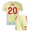 Maillot de football Réplique Espagne Pedri Gonzalez #20 Extérieur Enfant Europe 2024 Manche Courte (+ Pantalon court)