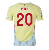 Maillot de football Réplique Espagne Pedri Gonzalez #20 Extérieur Europe 2024 Manche Courte