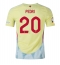 Maillot de football Réplique Espagne Pedri Gonzalez #20 Extérieur Europe 2024 Manche Courte