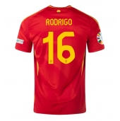 Maillot de football Réplique Espagne Rodri Hernandez #16 Domicile Europe 2024 Manche Courte