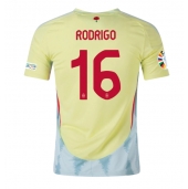 Maillot de football Réplique Espagne Rodri Hernandez #16 Extérieur Europe 2024 Manche Courte