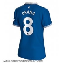 Maillot de football Réplique Everton Amadou Onana #8 Domicile Femme 2023-24 Manche Courte