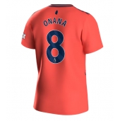 Maillot de football Réplique Everton Amadou Onana #8 Extérieur 2023-24 Manche Courte