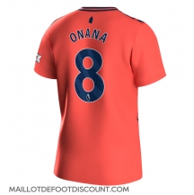 Maillot de football Réplique Everton Amadou Onana #8 Extérieur 2023-24 Manche Courte