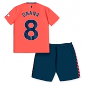 Maillot de football Réplique Everton Amadou Onana #8 Extérieur Enfant 2023-24 Manche Courte (+ Pantalon court)