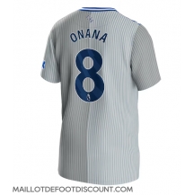 Maillot de football Réplique Everton Amadou Onana #8 Troisième 2023-24 Manche Courte